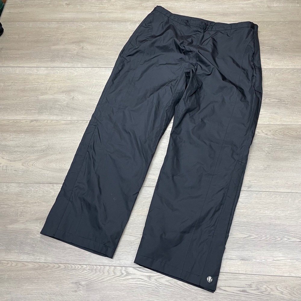 Sunice Storm Pants Mens L Black Golf Rain Wind Shell Waterproof